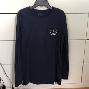 Navy Blue Ivory Ella Long Sleeve